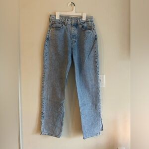 Divided High-Waisted Jean